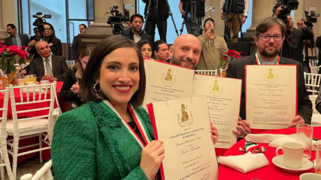 El equipo de RT recibe nuevos premios del Club de Periodistas de México