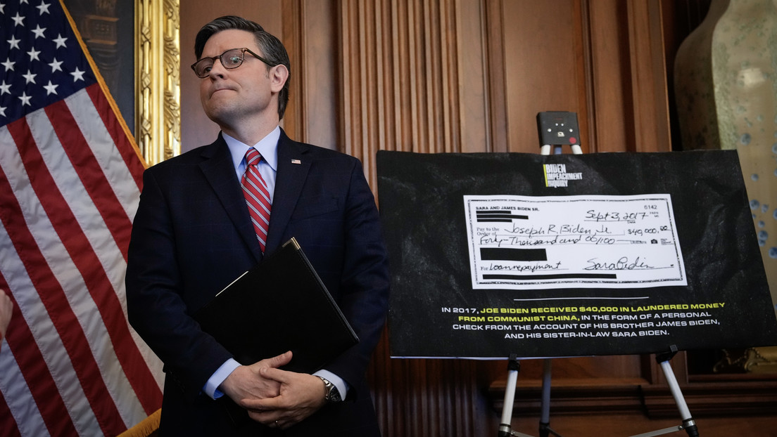 El líder de la Cámara de Representantes de EE.UU. insiste en la investigación de juicio político a Biden