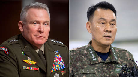 Jefe del Estado Mayor Conjunto surcoreano inspecciona la frontera con Corea del Norte