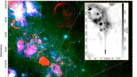 Descubren la nebulosa de viento púlsar más larga hasta el momento