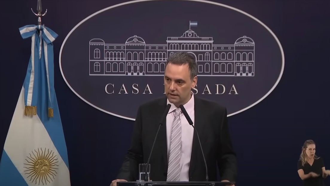 El vocero presidencial de Argentina, Manuel Adorni