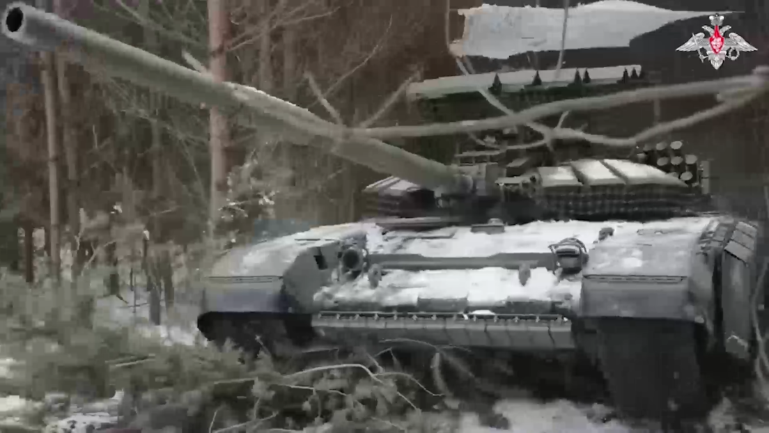 VIDEO: Así actúan los tanques rusos T-72B3 en Ucrania