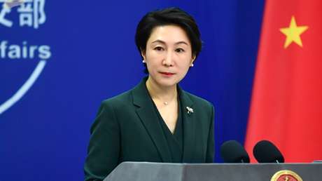 La portavoz del Ministerio de Exteriores de China, Mao Ning