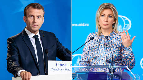 Zajárova responde a Macron: La victoria de Rusia en Ucrania no depende de su "permiso" ni el de nadie
