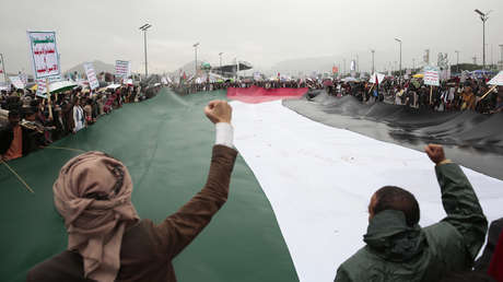 VIDEOS: Yemeníes marchan en solidaridad con los palestinos y en protesta contra los ataques de EE.UU.