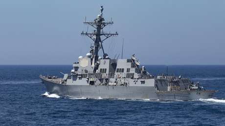 Un buque destructor estadounidense ha atravesado el estrecho de Taiwán