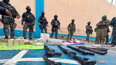 Armas, explosivos y celulares: los hallazgos de las últimas intervenciones en cárceles de Ecuador