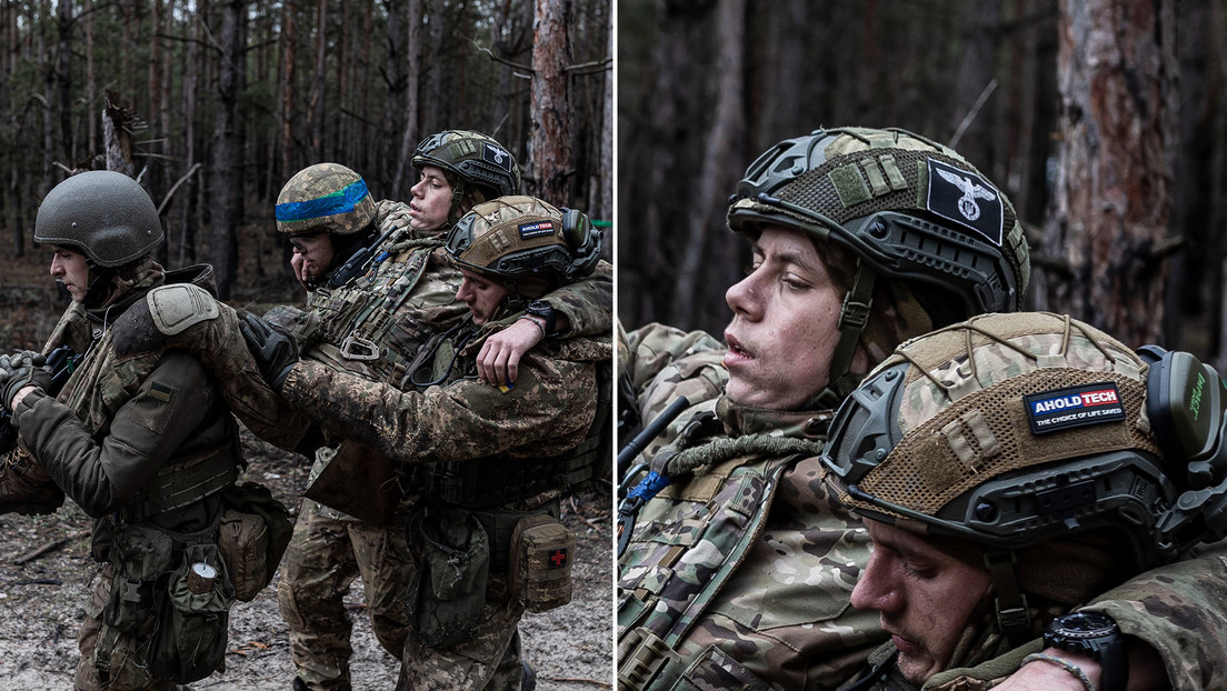 FOTO: Soldado ucraniano luce un símbolo nazi en un entrenamiento