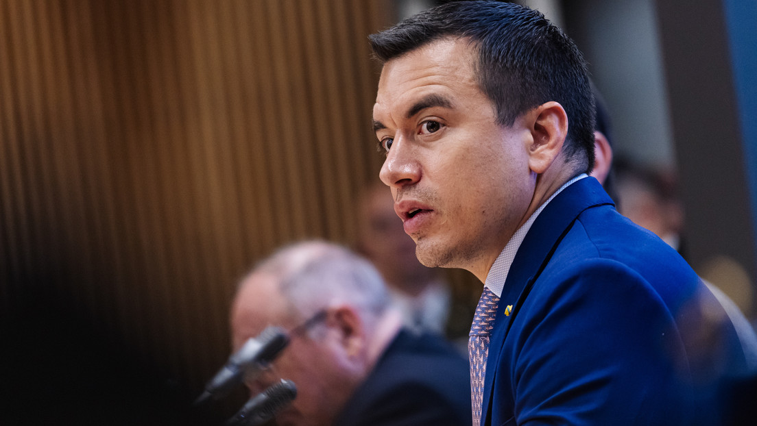 Daniel Noboa anuncia que espera presentarse a la reelección en Ecuador