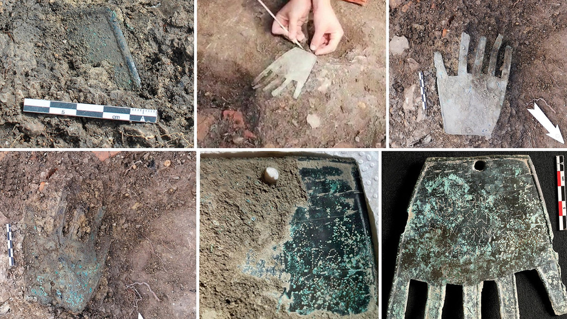 Descifran la misteriosa inscripción de una extraña mano de bronce de 2.000 años
