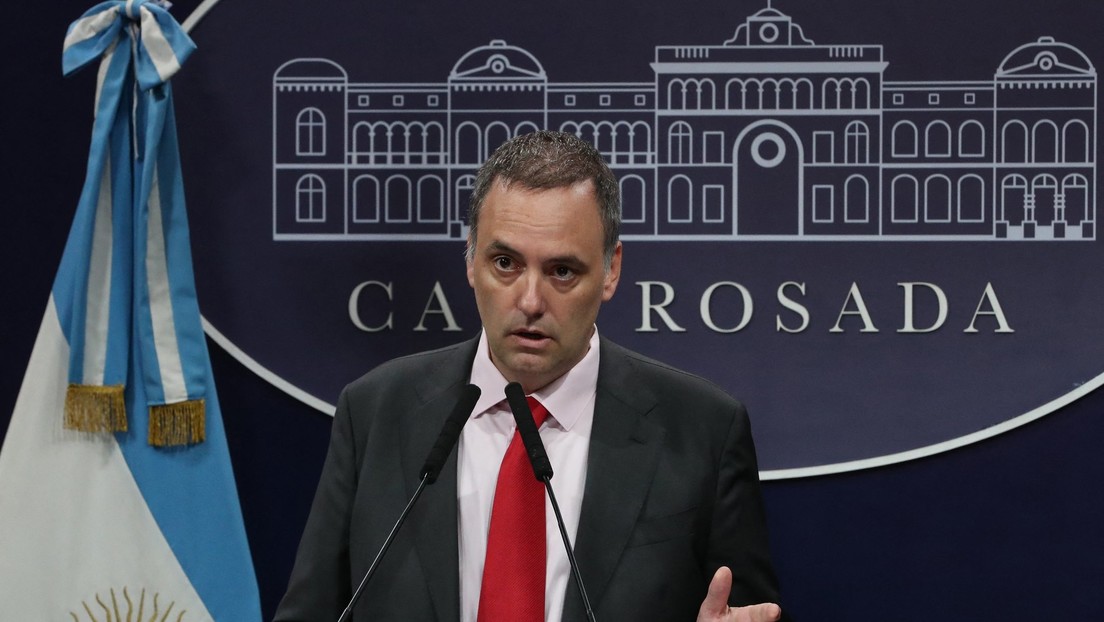 El vocero presidencial de Argentina, Manuel Adorni