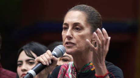 La candidata presidencial del oficialista Movimiento Regeneración Nacional (Morena), Claudia Sheinbaum