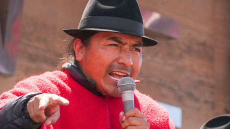 Movimiento indígena da espaldarazo a Leonidas Iza como precandidato presidencial en Ecuador