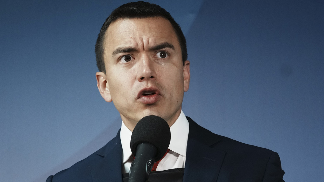 El presidente de Ecuador, Daniel Noboa