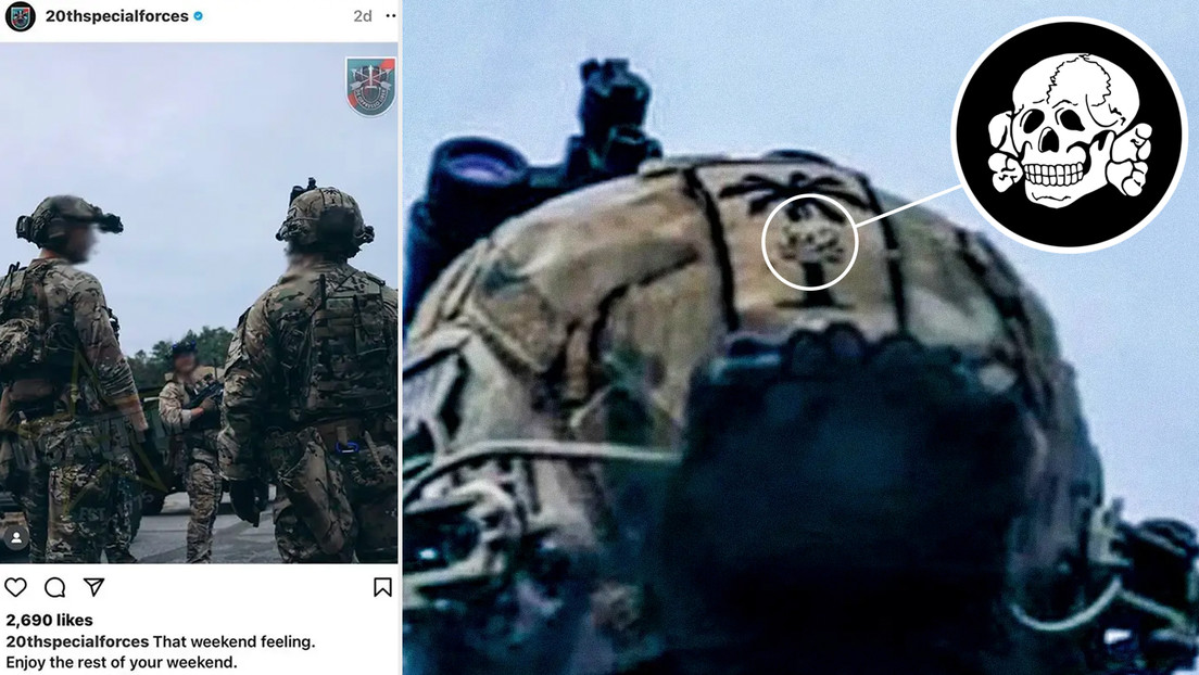 Investigan el uso de una calavera nazi por personal militar de EE.UU.