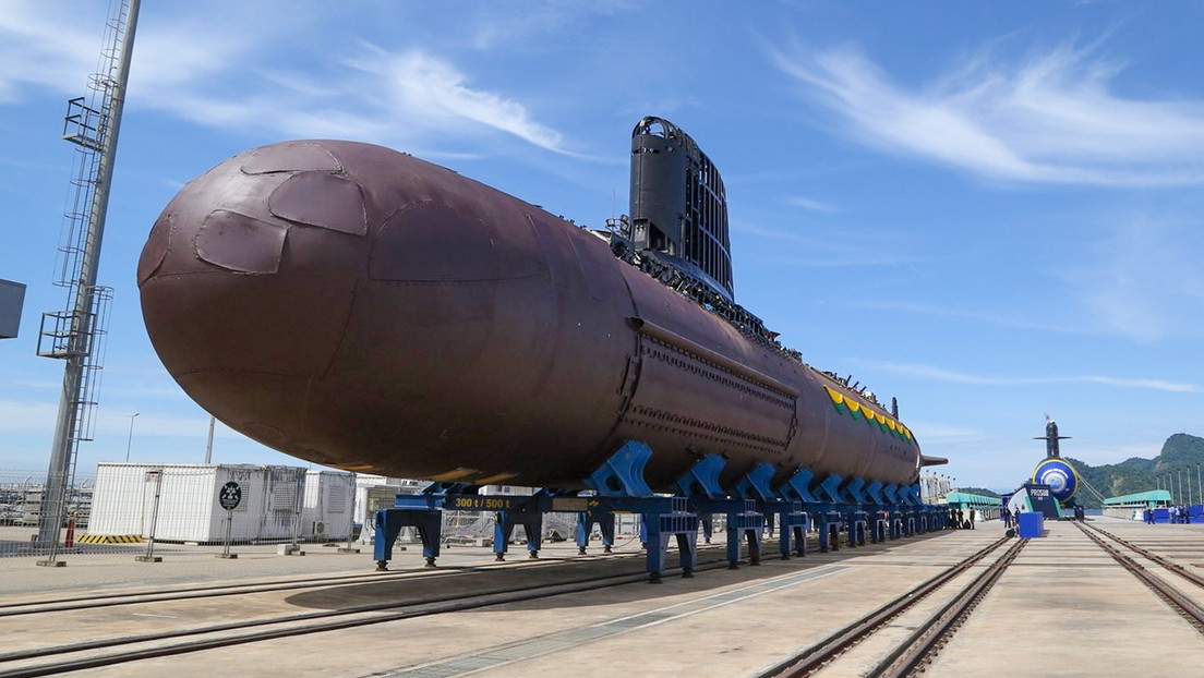 Lula y Macron lanzan al mar el tercer submarino desarrollado por Brasil y Francia