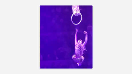 VIDEO: Acróbata cae desde gran altura cuando actuaba sin red en un circo ruso