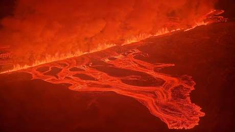 Registran una nueva erupción volcánica en Islandia (VIDEO)