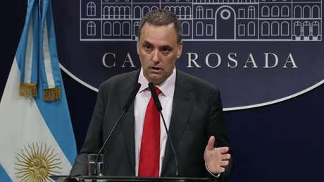 El vocero presidencial de Argentina, Manuel Adorni