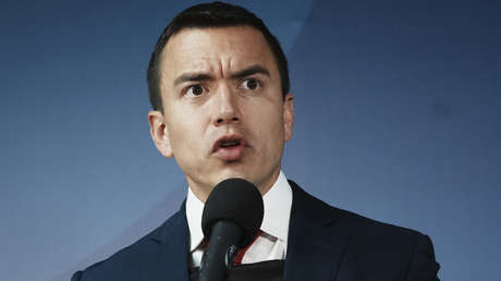 El presidente de Ecuador, Daniel Noboa