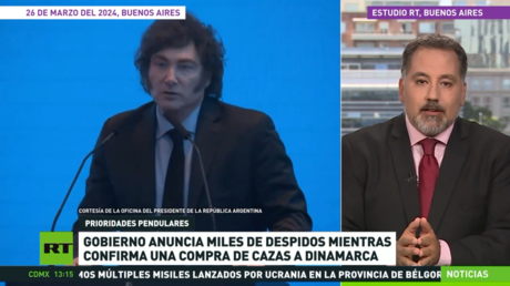 Gobierno argentino anuncia miles de despidos mientras confirma una compra de cazas a Dinamarca
