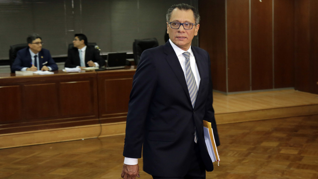 Autoridades ecuatorianas afirman que Jorge Glas se descompuso por "su negativa a consumir alimentos"
