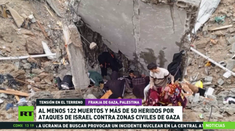 Al menos 122 muertos y más de 50 heridos por ataques de Israel contra Gaza