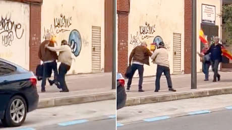 Manifestantes de ultraderecha agreden a un concejal del PSOE en una ciudad española