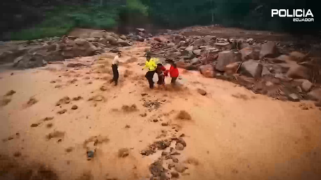 Declaran emergencia por nuevo aluvión en el cantón ecuatoriano de Alausí (FOTOS, VIDEOS)