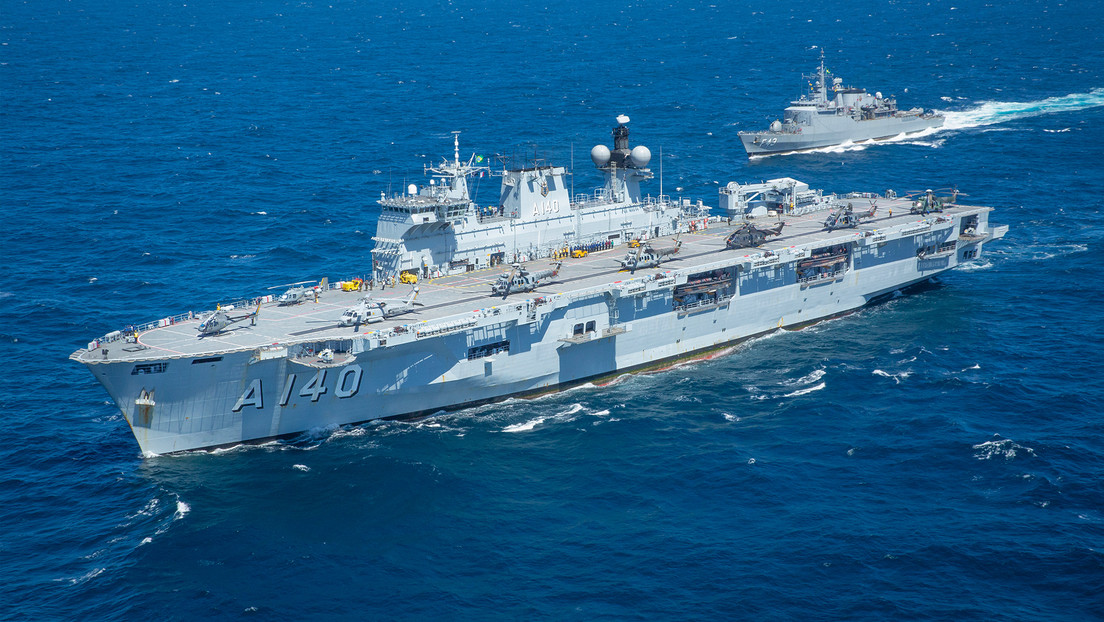 Brasil despliega el mayor buque de guerra de América Latina en la zona devastada por lluvias