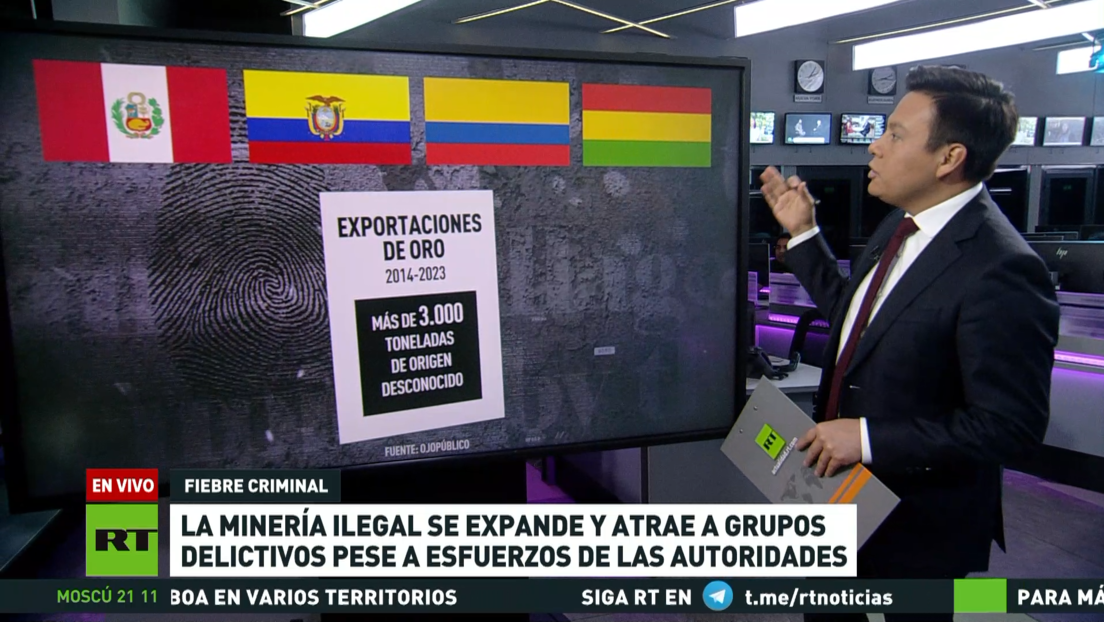 Minería ilegal en Perú se expande y atrae a grupos delictivos pese a esfuerzos de las autoridades
