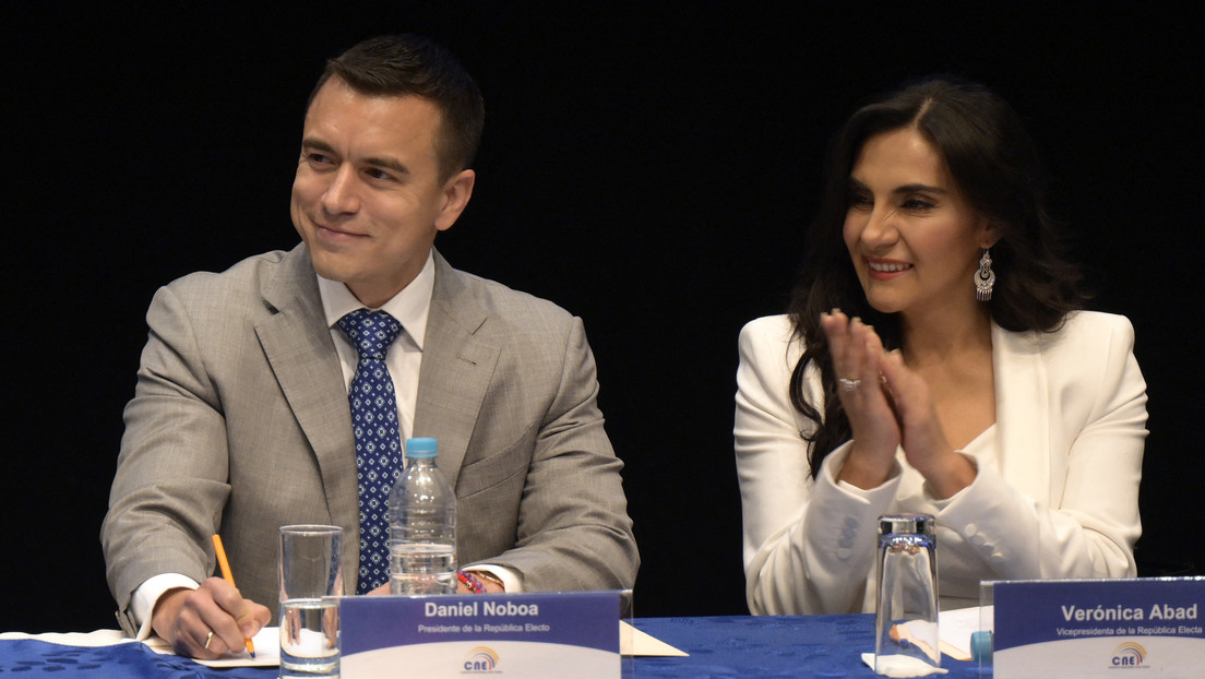 Noboa rompe el silencio sobre su vicepresidenta y justifica su envío a Israel