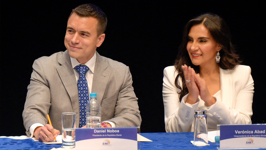 "Es clara la persecución política": vicepresidenta de Ecuador acusa a Noboa de autoritario