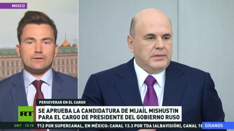 Parlamento ruso aprueba la candidatura de Mishustin para el cargo de primer ministro