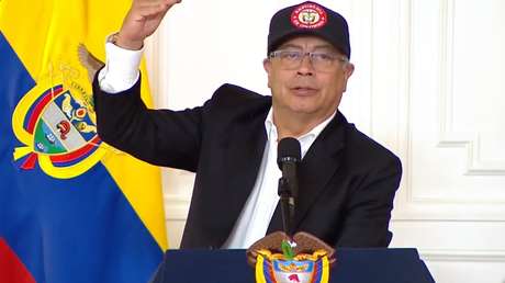 El presidente de Colombia, Gustavo Petro
