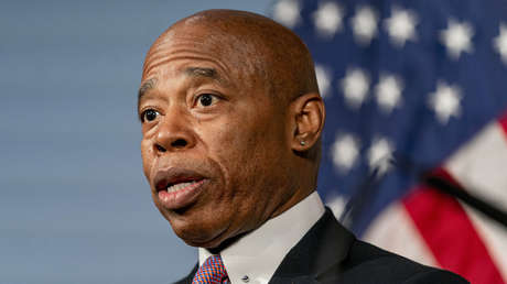 El alcalde de la ciudad de Nueva York, Eric Adams