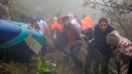 VIDEO: Difunden nuevas imágenes del lugar donde se estrelló el helicóptero de Raisi