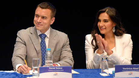 "Es clara la persecución política": vicepresidenta de Ecuador acusa a Noboa de autoritario