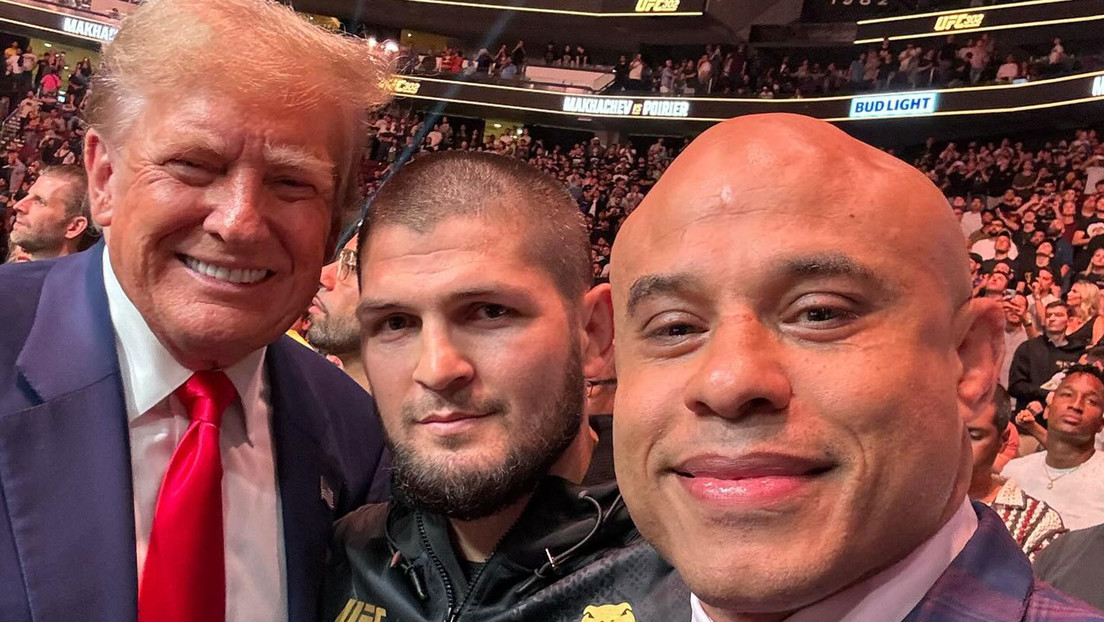 Trump le confiesa a Khabib que es su "luchador favorito" y asegura que pondrá fin a la guerra en Gaza