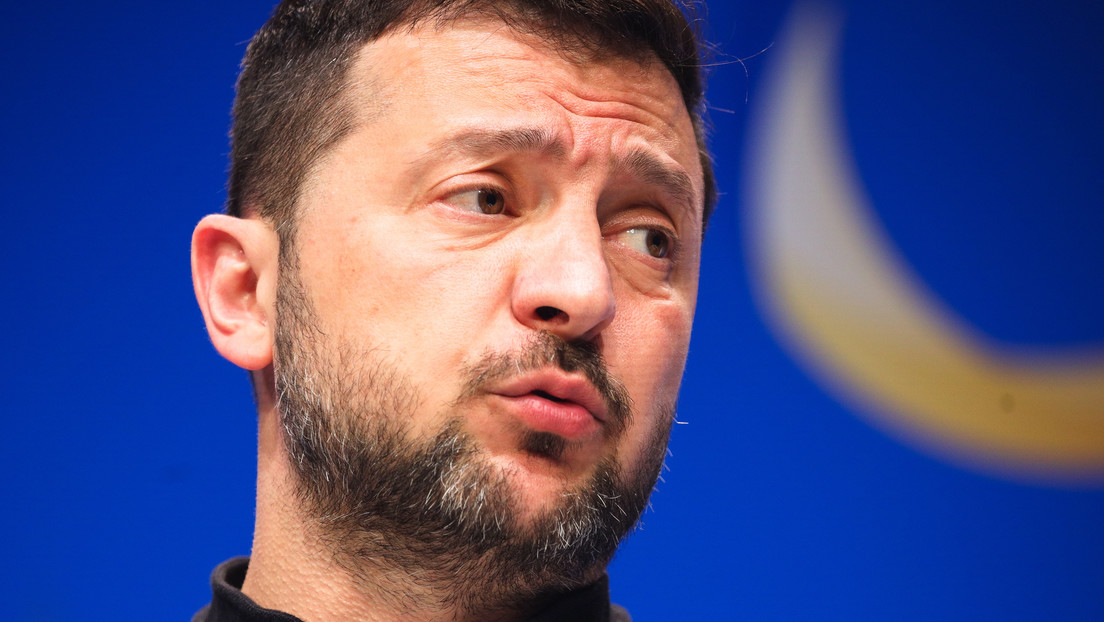 El líder del régimen ucraniano, Vladímir Zelenski