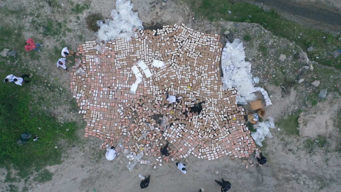 VIDEO: Incineran en El Salvador cocaína valorada en más de 67 millones de dólares