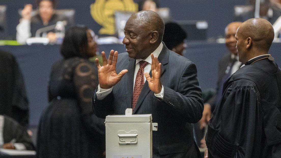 La Asamblea Nacional de Sudáfrica reelige como presidente a Cyril Ramaphosa