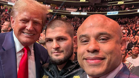 Trump le confiesa a Khabib que es su "luchador favorito" y asegura que pondrá fin a la guerra en Gaza