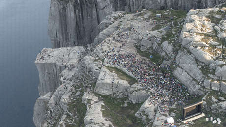 Un hombre muere tras caer por un acantilado de 'Misión imposible'