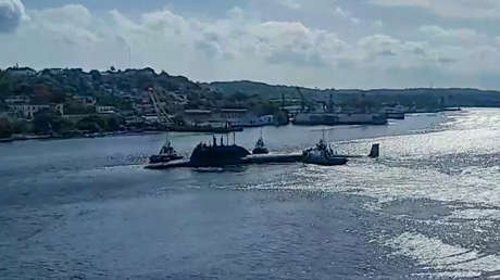 VIDEO: Buques rusos parten de La Habana
