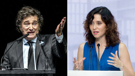 La presidenta de Madrid concede una medalla a Milei en medio de la crisis diplomática