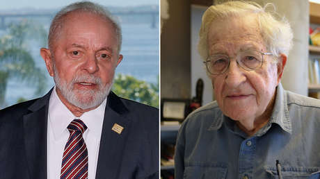 El presidente Lula visita al filósofo Noam Chomsky en Sao Paulo