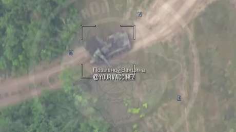 VIDEO: Obús suministrado por Alemania, destruido por las tropas rusas