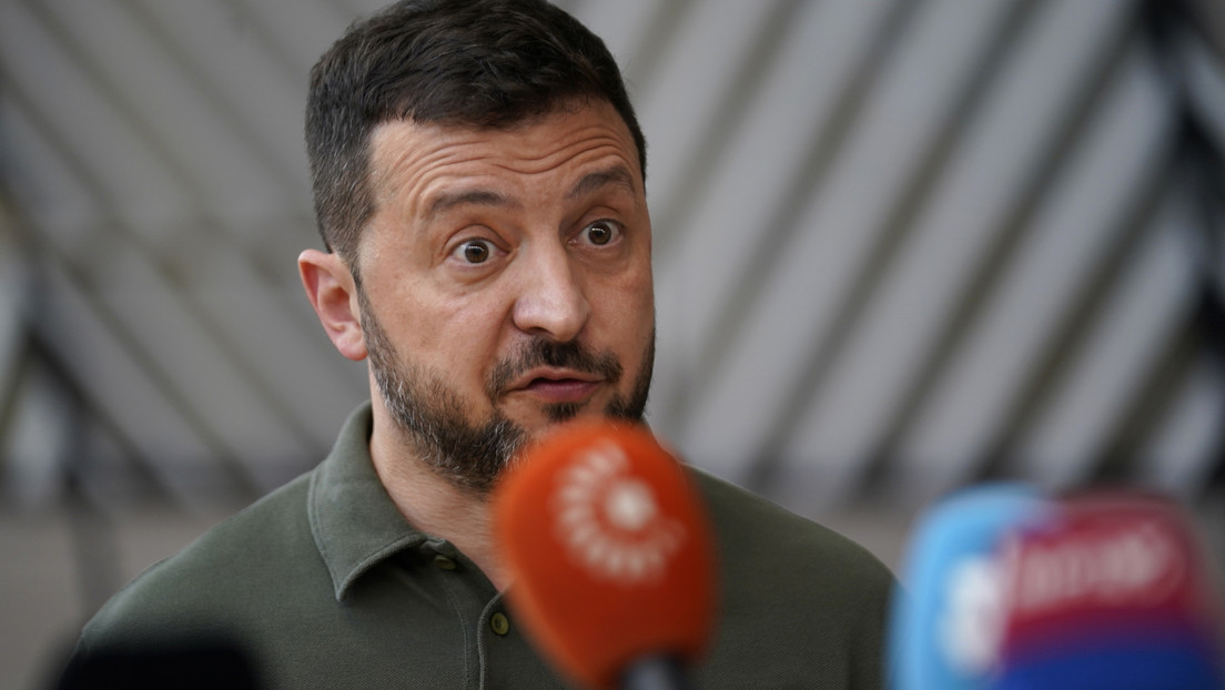 El líder del régimen ucraniano, Vladímir Zelenski