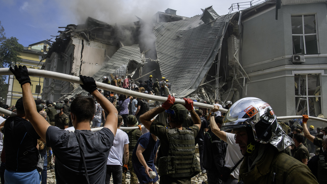 Rusia explica cómo un misil de defensa aérea ucraniano impactó contra un hospital en Kiev